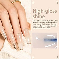 Una Gella Milky Gel Nail Polish 15Ml Neutral Apricot Gel Polish Mocha Mouse Cake Translucent Soak Off U V Jelly Nude Gel Polish For Nail Art Base Gel 05Oz Diy Home French Manicure