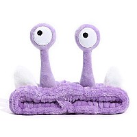 Hofar Face Wash Headband Hairband With Palm And Snail Coral Fleece Cartoon Cute Creative Hair Accessories