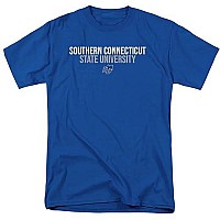 Southern Connecticut State University Official Stacked Unisex Adult T Shirt,Southern Connecticut State University, Large