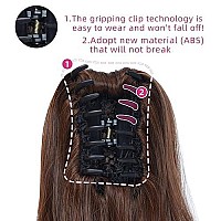 Clip In Ponytail,Clip Claw Brown Ponytails Extension Wavy 14 43 Oz Black Hair Extensions Synthetic Syxlcygg Fake Hair Pieces White Women Girl 12 16 20 Curly 22 Straight Fluffynot Tangled