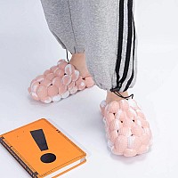 Massage Slippers Bubble Slides For Women Men, Eohsnem Soft Cloud Stress Relief House Slides,Funny Anti-Slip Gym Spa Shower Slippers Funny Lychee Bedroom Water Slides Slippers For Indoor Outdoor Casual Slippers