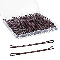 200Pcs 275 Large Bobby Pins Brown, Jumbo Bobby Hair Pins Brown Bobby Pins Long Bobby Pins For Thick Hair With Box Wedding Hairstyles