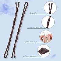 200Pcs 275 Large Bobby Pins Brown, Jumbo Bobby Hair Pins Brown Bobby Pins Long Bobby Pins For Thick Hair With Box Wedding Hairstyles