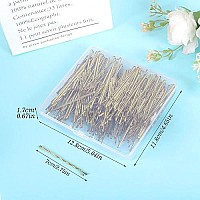 200Pcs 275 Large Bobby Pins Blonde, Jumbo Bobby Hair Pins Blonde Bobby Pins Long Bobby Pins For Thick Hair With Box Wedding Hairstyles