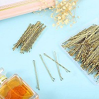 200Pcs 275 Large Bobby Pins Blonde, Jumbo Bobby Hair Pins Blonde Bobby Pins Long Bobby Pins For Thick Hair With Box Wedding Hairstyles