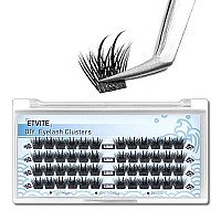 Diy Eyelash Extensions Lash Clusters Individual Lashes, 48 Clusters C Curl Home Eyelash Extension Easy To Use, Wispy Reusable Long Lasting Natural Look