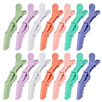 Ondder 14 Pcs Colorful Alligator Hair Clips For Styling Sectioning Larger Salon Pro Hair Clips For Barber Hair Clips For Coloring Cutting Big Alligator Salon Clips For Hair Styling Accessories For Women Men Girls Teens