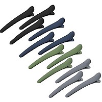 12 Pcs Hair Clips For Styling Sectioning, Yission 31 Inch Matte Alligator Hair Clips Hair Barrettes No Crease Duck Billed Hair Clip, Hair Styling Accessories For Women Girls