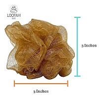 Loofah Lord 24 Gold Bath Or Shower Sponge Loofahs Pouf Mesh Wholesale Bulk Lot