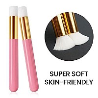 20 Pieces Lash Shampoo Brushes,Eyelash Extension Salon Use Lash Brushes For Cleansing Super Soft Facial Cleaning Brush For Eye Bath Wash Kit,Lash Cleansing Brush By Camillash(Wooden)