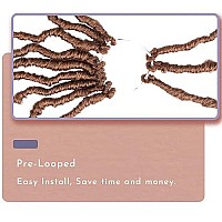 Bohobabe 30 Inch New Faux Locs With Curly End 6 Packs Soft Locs Crochet Hair 72 Strands Long Natural Crochet Braids (6Packs,27)