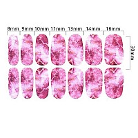 Wokoto 20 Sheets Gradient Nail Polish Stickers Marble Nail Stickers Full Nail Wraps For Women Nails Gel Nail Strips Peel And Stick Nail Polish Stickers For Nails Gel Nail Stickers Nail Gel Stickers