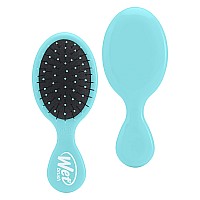 Wet Brush Squirt Detangler Hair Brushes, zabiva Exclusive Aqua - Mini Detangling Comb With Ultra-Soft Intelliflex Bristles Glide Through Tangles - Pain-Free Hair Accessories For All Hair Types