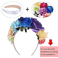 Siquk 18 Pieces Satin Headbands For Women Hard Headbands Colored 1 Inch Satin Headband Non-Slip Hair Headband Diy Plain Headbands, 18 Colors