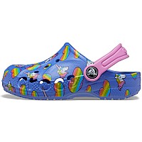 crocs Kids Baya clog, LapisMulti, 3 US Unisex Little