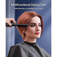 Wavytalk Pencil Flat Iron, 310 Small Flat Iron For Short Hair, Pixie Cut And Bangs, Tiny Beard Straightener With Dual Voltage Adjustable Temp, Mini Hair Straightener For Edges Heating Up In 15S