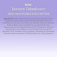 Bliss Body Butter Texture Takedown Skin Smoothing Lotion - Keratosis Pilaris Kp - 67 Fl Oz - For Rough, Bumpy Skin - 10 Aha Squalane Shea Butter - Clean - Vegan Cruelty-Free