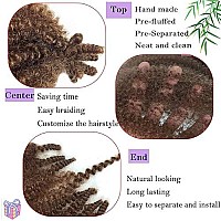 Marley Twist Braiding Hair Pre-Separated Springy Afro Twist 16 Inch 8 Packs Spring Twist Hair Kinky Twist For Faux Locs Crochet Braiding Afro Twist Hair Extensions For Black Women(16Inch(Pack Of 8), 30)