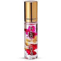 Blossom Scented Heavenly Hemp Therapeutic Roll On Lip Gloss, Infused With Real Flowers, Made In Usa, 020 Fl Oz59Ml, Watermelon Hemp