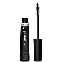 LOral Paris Telescopic Lift Washable Mascara, Lengthening and Volumizing Eye Makeup, Lash Lift with Up to 36HR Wear, Black, 033 Fl Oz