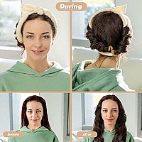 Heatless Curls Headband You Can Sleep In- No Heat Curling Headband, Soft Velour Heatless Curling Rod Headband Kit For Long Hair Curls- Heatless Curlers For Women Grils