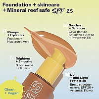 Kosas Revealer Skin-Improving Foundation With Spf 25 Protection - Clean Formula, Natural Finish, Smoothing Texture - Medium Neutral 220