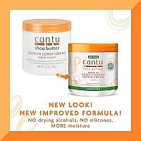 Cantu Leave-In Conditioning Repair Cream With Shea Butter, 16 Oz (Pack Of 2) (Packaging May Vary)