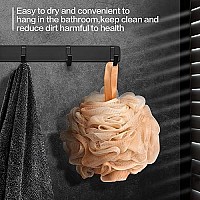 Fishent Loofah- Bath Sponge, ,3 Pack 60G Large Shower Mesh Ball Soft Shower Pouf Body Scrubber