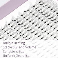 Emeda 180 Fans Premade Fans Eyelash Extensions 10D Stable D Curl Thin Base Pointy Base Premade Lash Extensions Fans Pre Fanned Volume Lash Extensions (10D 007 D 11Mm)