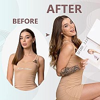 Full Shine Ombre Brown Hair Extensions With Invisible Wire 80G Darkest Brown To Platinum Blonde Mix Darkest Brown 2602 Fish Line Hair Extensions Real Human Hair For Thin Hair 16 Inch