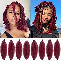 Springy Afro Twist Hair 12 Inch Bug 8 Packs Spring Twist Hair, Kinky Twist Hair For Braiding, Marley Twist Braiding Hair For Soft Faux Locs And Passion Twist Crochet Hair(8Packs, Bug)