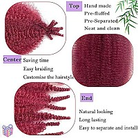 Springy Afro Twist Hair 12 Inch Bug 8 Packs Spring Twist Hair, Kinky Twist Hair For Braiding, Marley Twist Braiding Hair For Soft Faux Locs And Passion Twist Crochet Hair(8Packs, Bug)