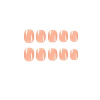 Hjkdsfd Square Press On Nails Short Fake Nails Pink False Nails Acrylic Artificial Glossy Design Nails Full Cover Glue On Nails Stick On Nails For Women Girls Manicure Art Decorations 24Pcs