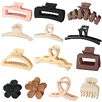 Drnytunk 13Pcs Hair Claw Clip,Small Claw Clips Pearl Hair Claw Clip Strong Hold Hair Jaw Clips,Big Hair Clip Barrettes Nonslip Birthday Business Gift Hair Accessories For Women Girls Daughter Girlfriend