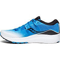 Saucony Men's Ride ISO, Blue/White, 9 D US