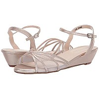 Touch Ups Women's Desi Wedge Sandal, Nude, 5 M US