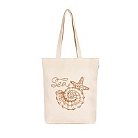 Eco Right Aesthetic Canvas Tote Bag For Women Zippered Closure, Beach, Shopping, Travel, Gifts For Womens Tote Bag