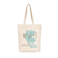 Eco Right Aesthetic Canvas Tote Bag For Women Zippered Closure, Beach, Shopping, Travel, Gifts For Womens Tote Bag