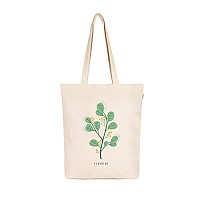 Eco Right Aesthetic Canvas Tote Bag For Women Zippered Closure, Beach, Shopping, Travel, Gifts For Womens Tote Bag