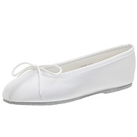 Touch Ups Little Kid Ballet Flat,White,2.5 M US Little Kid