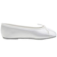 Touch Ups Little Kid Ballet Flat,White,2.5 M US Little Kid