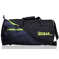 F Gear Explory Blk Grn 55L, Spacious Travel Duffle Hand Bag|Weekender Bag|Lightweight Overnight Bag|Luggage Bag|Foldable with Detachable Shoulder Strap|Water Resistant|Made in India|1 Year Warranty