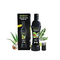 Dhathri Hair Care Plus Herbal Oil for Hair Growth, Ayurvedic Hair Oil for Hair Fall Control & Hair Nourishment, 100 ml