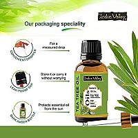 Indus valley 100% pure and natural tea tree essential oil for hair & face care(15ml)