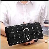 Mac Lawrence Fashion Girls Women's Wallet/Clutch/Purse (Black)