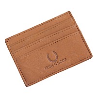 Husk N Hoof Leather Slim Credit Card Case (Hunter Brown)