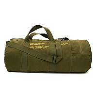 F Gear Soldier Olive 74L Canvas Travel Duffle Bag Stylish & Spacious for Outdoors Campers Short trips Lightweight Foldable with Detachable Shoulder Strap, Water Resistant|Made In India|1 year warranty