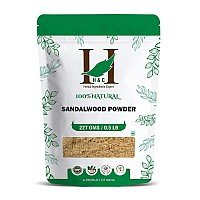 H&C Herbal Ingredients Expert Natural Sandalwood/Chandan Powder Pack - 227g For Face Pack