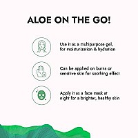 Kapiva Pure Aloe Vera Skin Gel 500g For Face & Hair | Hydrating, Moisturizing, Soothing Skin | Multipurpose Gel