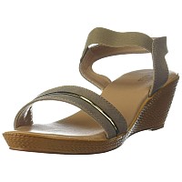 BATA womens LILLE Olive Green Sandal - 3 UK (6617515030)